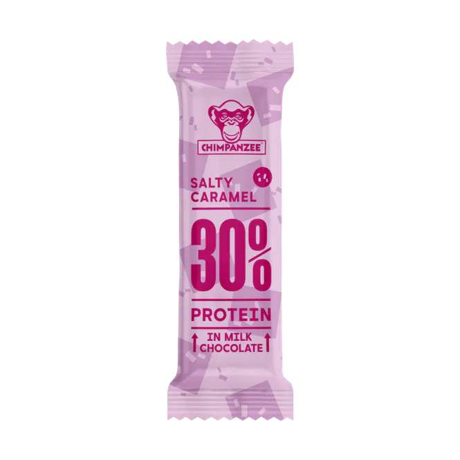 Hovedbilde Chimpanzee proteinbar salt karamell